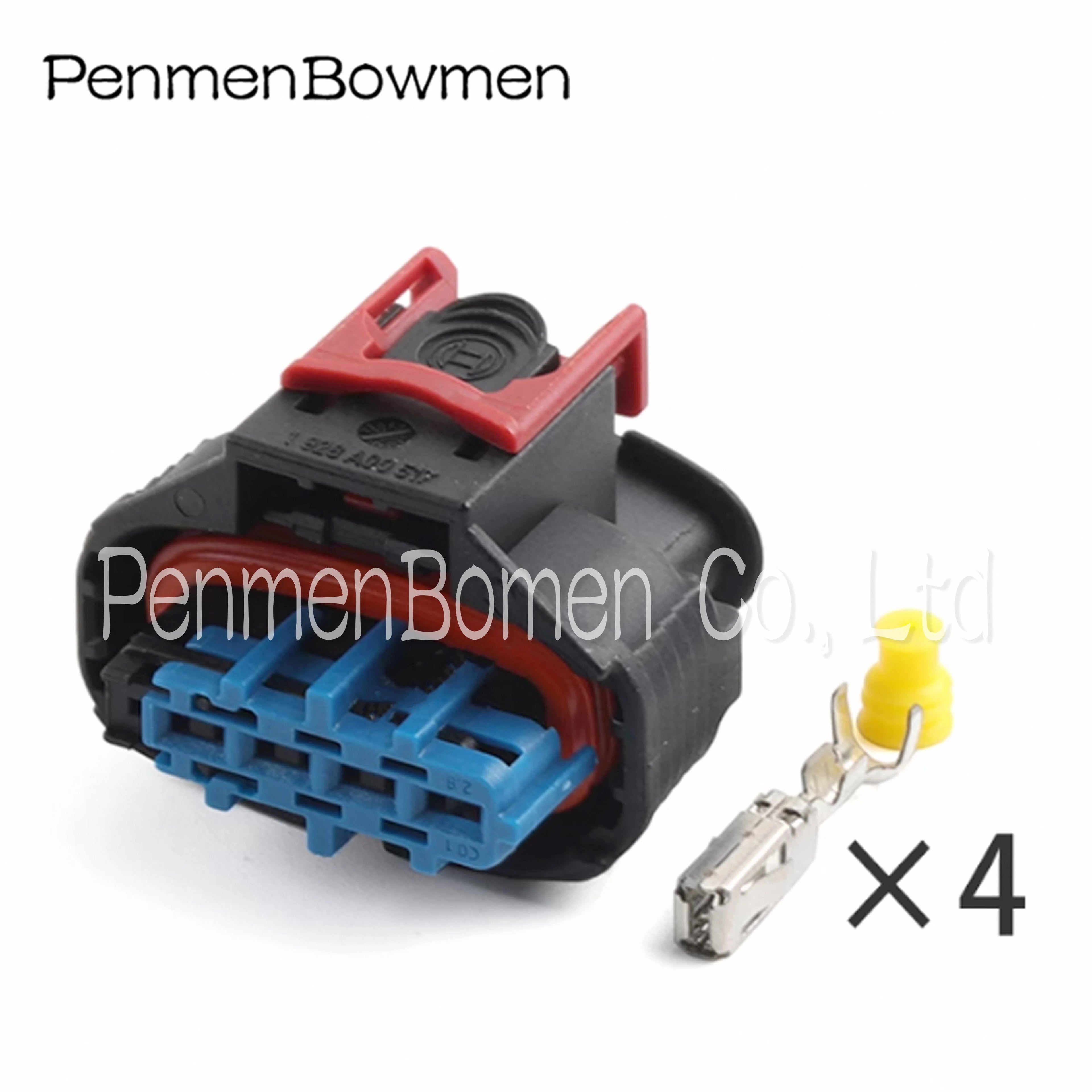 1 Set 2 3 4 Pin Auto End Domestic Waterproof Electrical Cable Connectors Female Wiring Harness Plug Plastic Shell