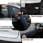 3D Carbon Fiber Sticker Paste Car Threshold Protective Film Anti Scratch Waterproof Matte Black Nano Sticker Tape for Car Body