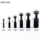 20/100/500/1000 PCS PP PPF Nylon Pneumatic Blanking Plug Hose Tube Push Fit Connector Air Line 4mm 6mm 8mm 10mm 12mm 16mm