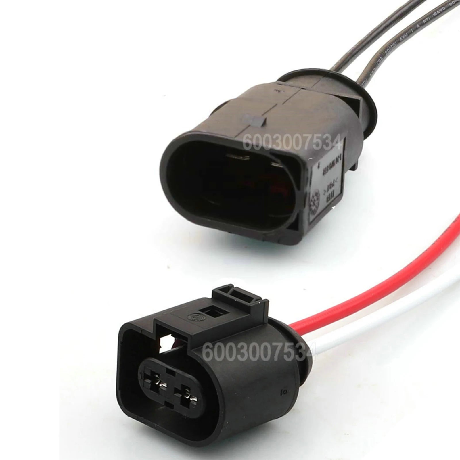2 Pin Connector 6.3mm Series Male Female Connector Cable Plug Motorcycle Electrical Harnesses Wiring Harness 1J0973852