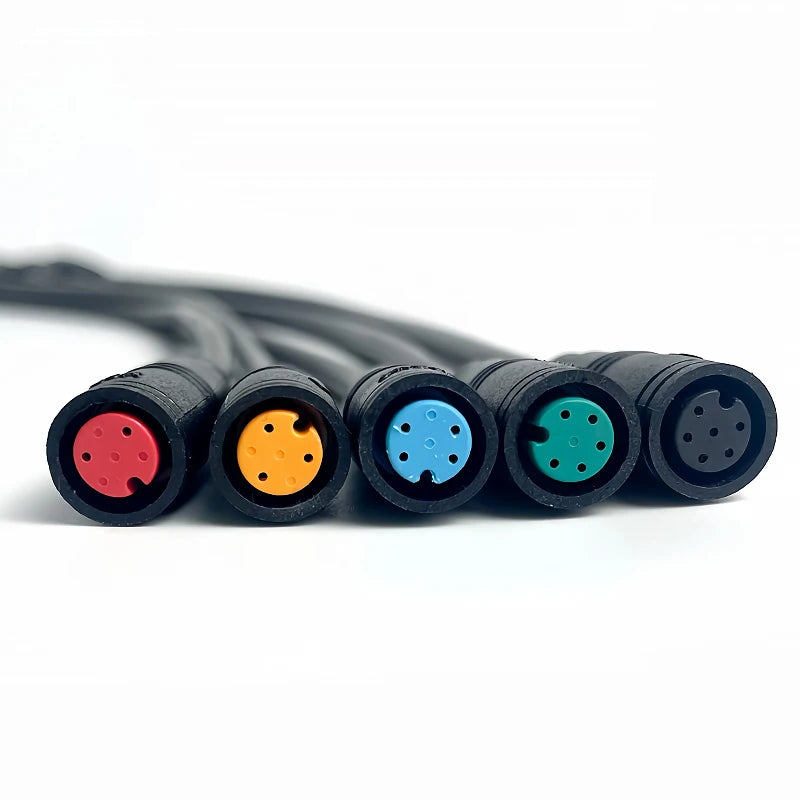 4/10Pcs M8 Waterproof Connectors 2/3/4/5/6 Pin, Male & Female Plug Socket Set, IP67 Wire Cable Connector Kit