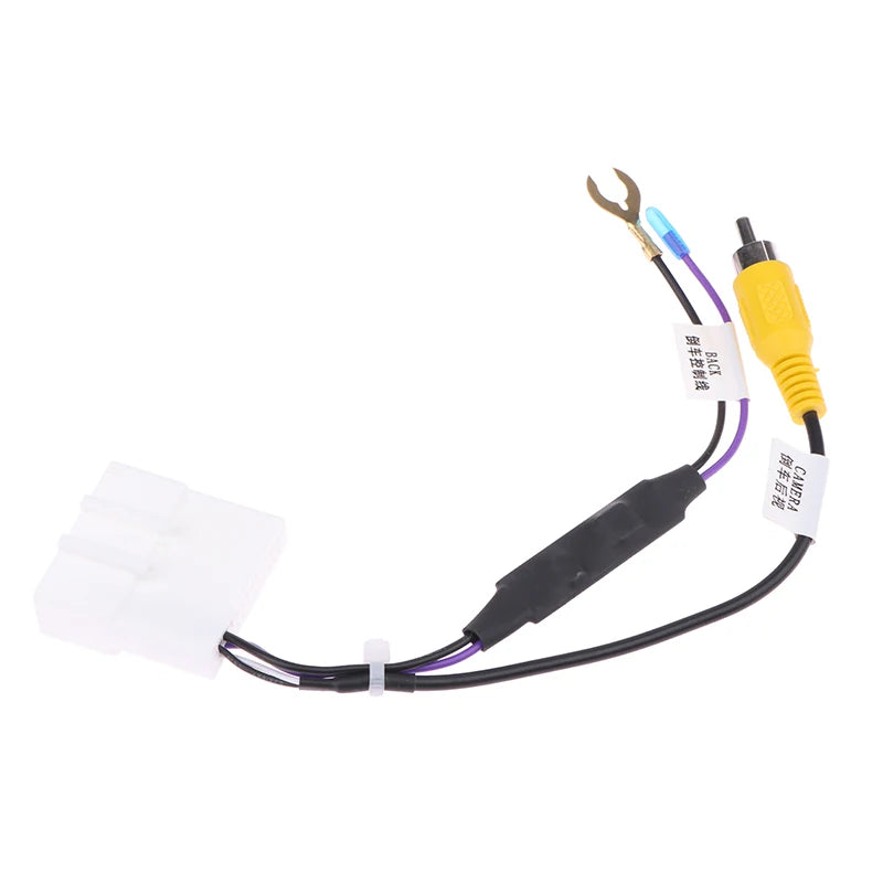 1PC Digh Quality DIY Accessories 24Pin Auto Camera Video Output Car Reverse Camera Output Video Adapter Cable