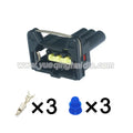 3pin auto waterproof   electric   plastic  wire   harness   connector 85205-1