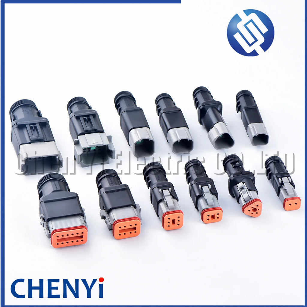For Duetsch DT06-12S DT04-12P connector plug tail clip automotive wire harness bellows fixed buckle 1011-247-1205 1011-249-1205