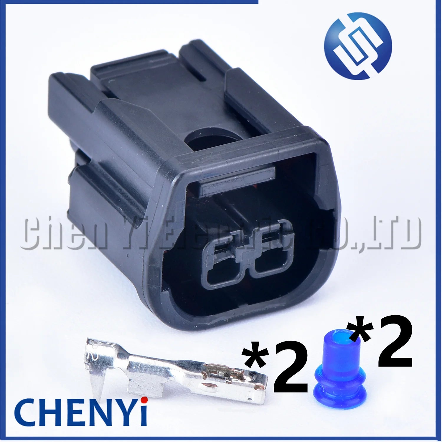 2 Pin auto waterproof connector LED Headlights Daytime Running Light Fog Light wiring harness plug 6189-7408 6181-6851 for Honda