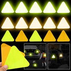 Car Reflective Stickers Night Light Safety and Warning Triangle Reflector Rear Light Sign Strips Exterior Decoration Accessories