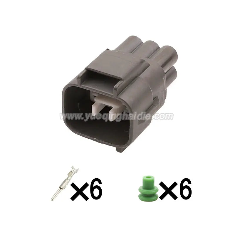 6 pin auto waterproof electric plastic wire harness connector HD066YA-2.2-11