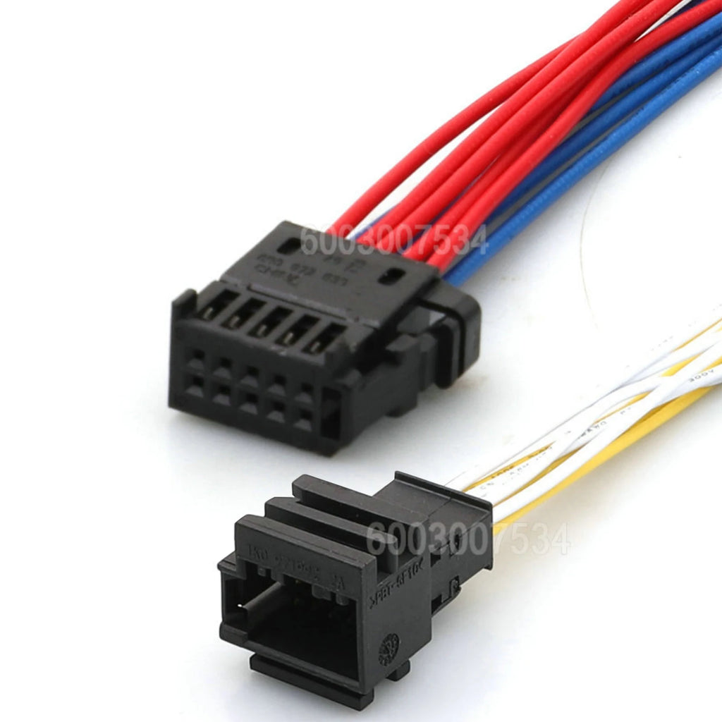 10 Pin 0.6 Series Male Female Connectors Auto Seat Wiring Harness Plug Car Lift Switch Socket For VW Audi 1K0971992 6R0972930