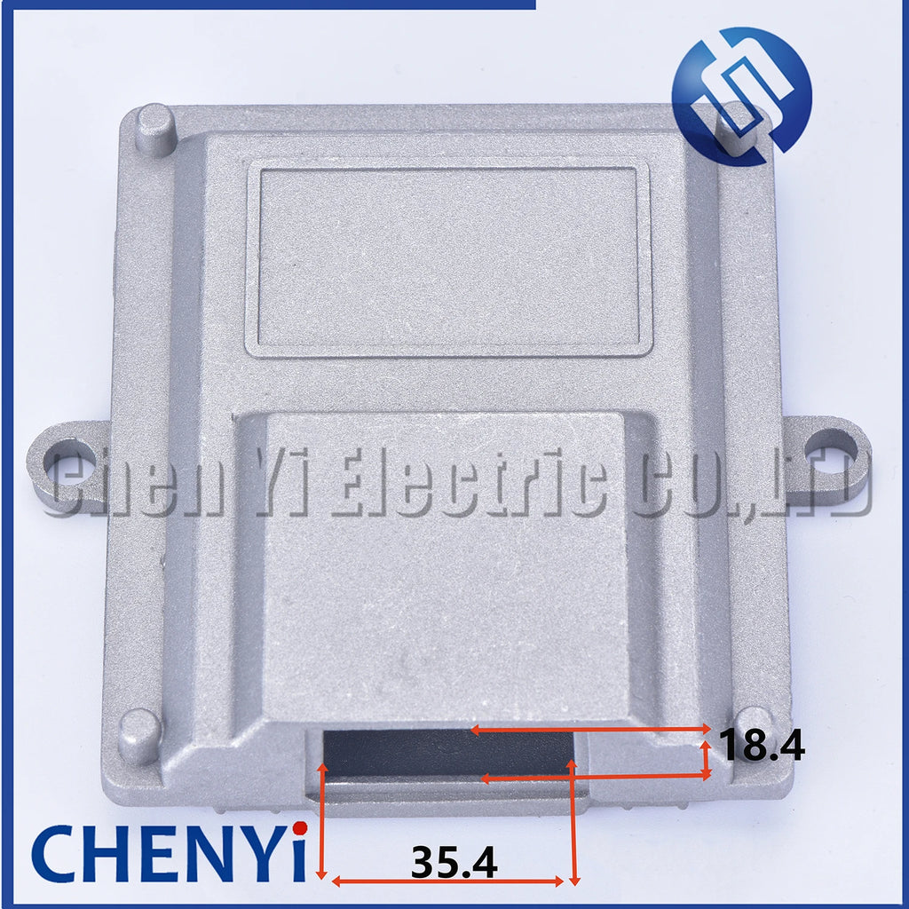 1 kits set 24 pin way aluminum single hole automotive  ecu box with matching connector and Pin 211PC249S0005 211PC249S8005