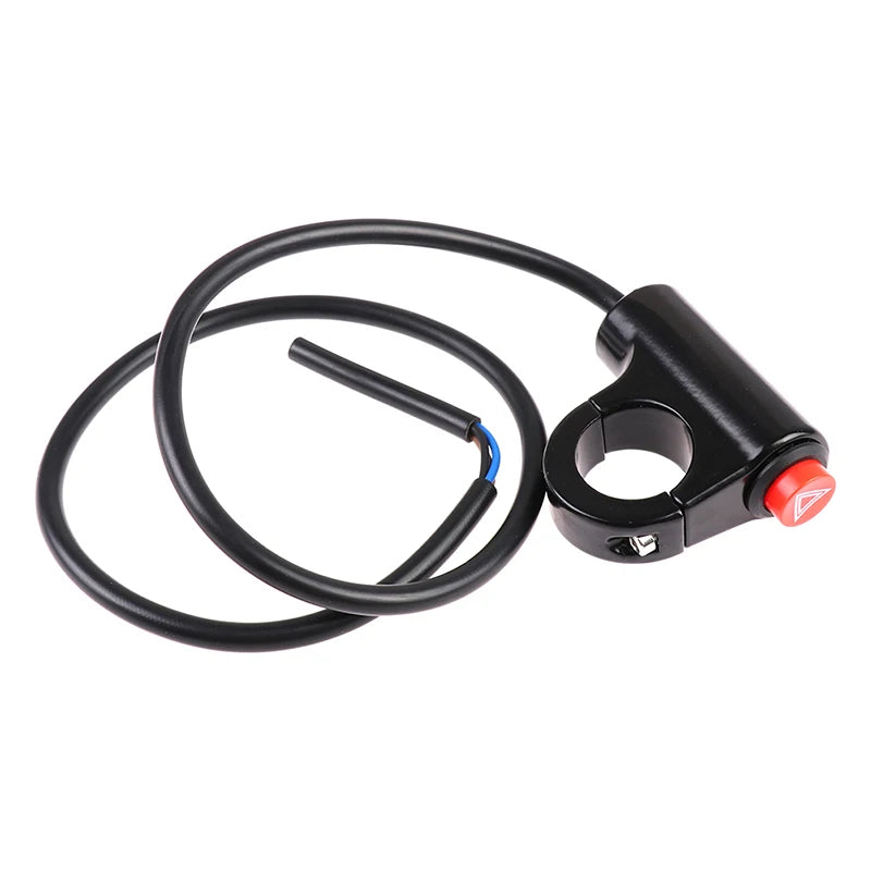 Motorcycle Switch Hazard Light Switch Button Electric Vehicle Double Flash Warning Emergency Lamp Signal Flasher