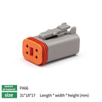 5/10/20Sets Deutsch Type DTM/DT/DTP/DT13/DT15 Waterproof Connector With Terminal Male Female Plug&Socket DTM04-2/3/4/6/8/12P