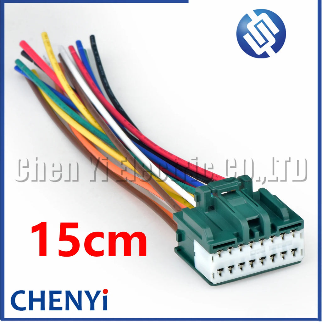 16 Pin Automotive connector Car amplifier CD multimedia module harness plug 6098-4610