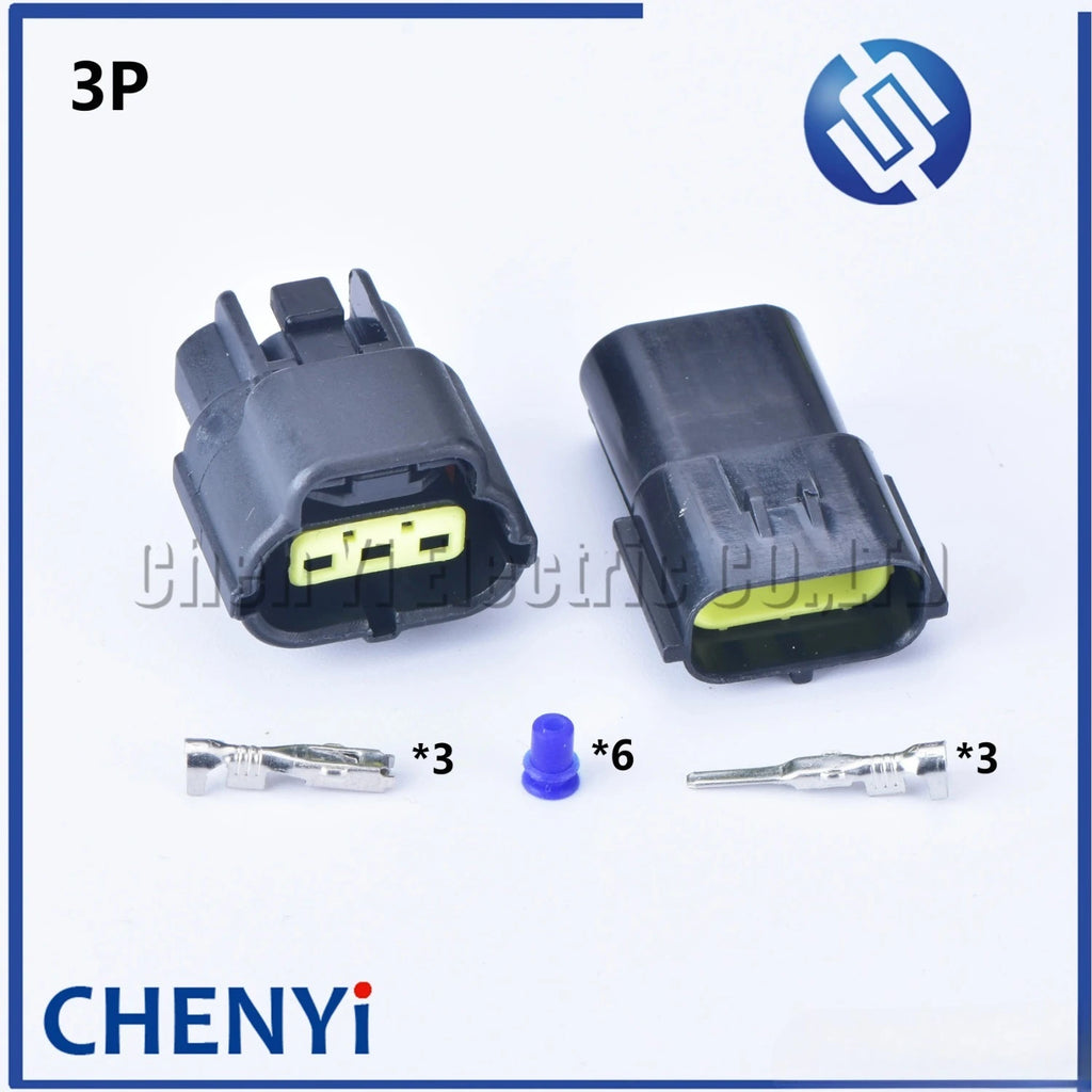 5 Sets 3 Pin Female Or Male Auto Waterproof Wire Connector Plug Car Sealed Truck Socket 174359-2 174357-2 For 1JZ-GTE 2JZ-GTE