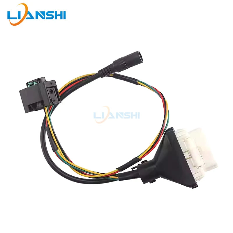 Suitable for VVDI large flat plate BMW motorcycle full loss matching wiring harness, no need to remove lock head 4D 8A remote co