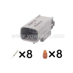 8 Pin Connector Waterproof 0.6mm Male Female Connector Reversing Radar Wiring Harness Housing Cable Plug 6189-1240 6188-0779