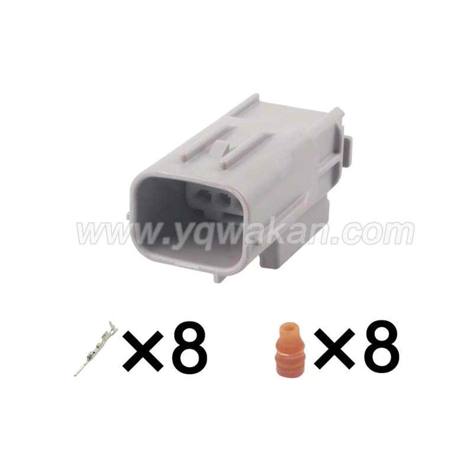 8 Pin Connector Waterproof 0.6mm Male Female Connector Reversing Radar Wiring Harness Housing Cable Plug 6189-1240 6188-0779