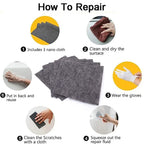 Nano Sparkle Cloth Car Scratches Rags Repair Tools Multifunction Nano Magic Cloth Scratch Remover Scratch Repair Accessories