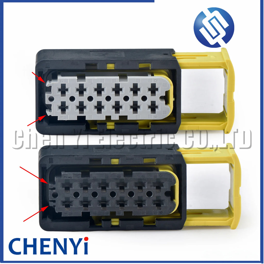 12 Pin 2.8mm series Automotive waterproof connector Wire harness plug 1-1670901-1 2-167090-1 1670866-1 1670865-1 For truck