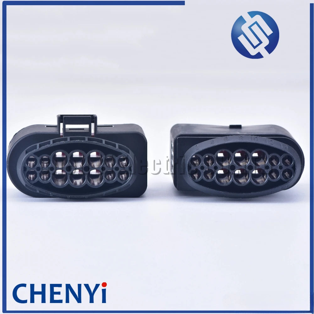 14 Pin Car Xenon Headlight Lamp Plug Connector Socket Housing Automotive waterproof connector 1J0973737 1J0973837 1J0 973 737