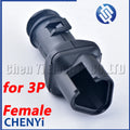 For Duetsch DT06-3S DT04-3P connector plug tail clip automotive wire harness bellows fixed buckle 1011-231-0305 1011-233-0305