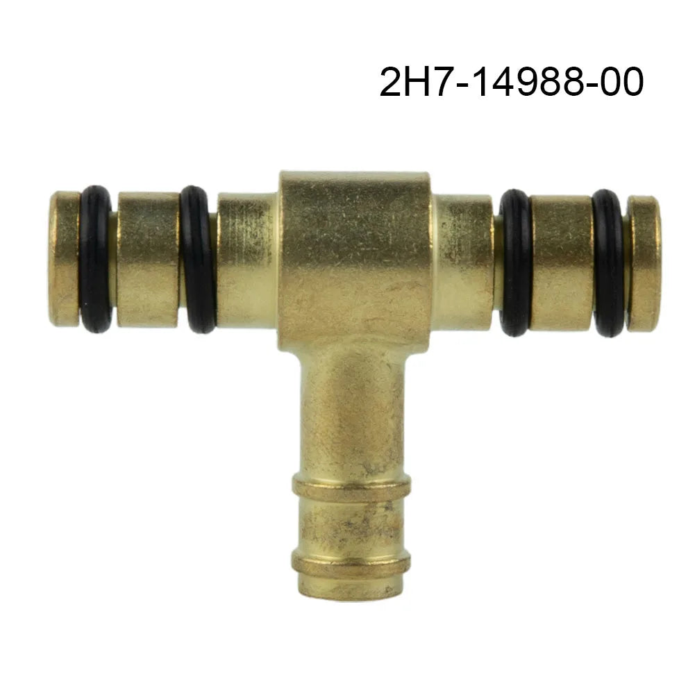 1pc Carburetor Brass Fuel Tee Fit For FJ600 XS750 XS1100 2H7-14988-00 Motorcycle Metal Carburetor Parts