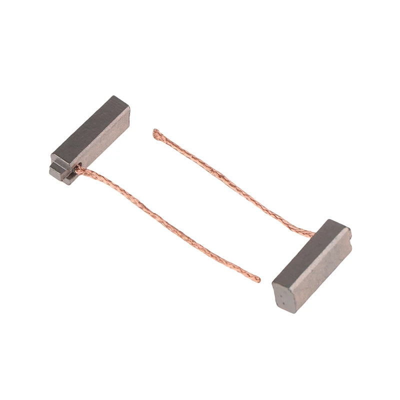 High Quality 10Pcs 5*7*19mm Copper Electric Generator Carbon Brushes Car Alternator Power Tools Car Regulator Low Copper