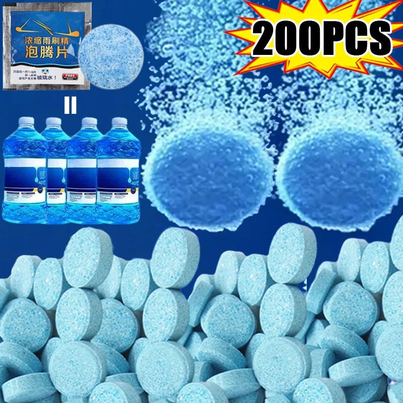 Car Windscreen Effervescent Tablets Solid Cleaner Auto Windshield Wiper Cleaning Tablets Glass Cleaning Car Washing Accessories
