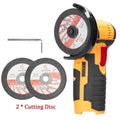 19500RPM Cordless Electric Angle Grinder 12V Rechargeable Mini Polishing Grinding Machine Multifunction Diamond Cutting amabilis