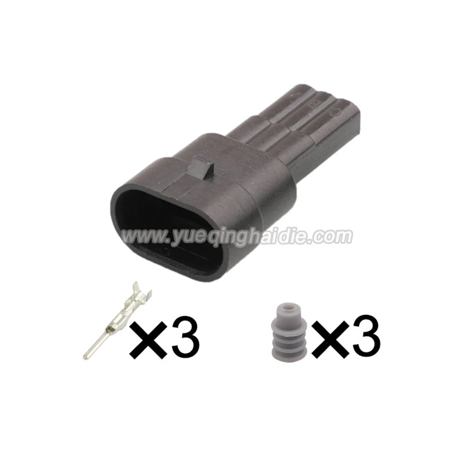 3-Pin Connectors Waterproof 1.5mm Male Female Connector Automotive GM Housing Wiring Harness Cable Plug 12162280 12162185