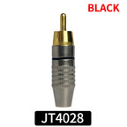 4/10/20PCS Solderless Gold-Plated RCA Plugs, Metal AV Audio Video Connectors for Amplifier, Speaker, DIY Easy Installation