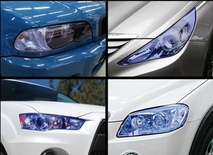 Gloss Transparent Light Black Smoke PVC Film Tint 30 X200cm Headlight Taillight Wrap Cover Film Foil Sticker Cover Car Styling