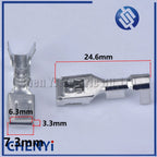 20 Pcs male or female 6.3mmx0.8mm crimping terminal Pin replacement  7283-5596-10 7282-5596-10 Connector