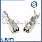 50 Pcs 2.8mm female Wire Crimp Brass tin plating Terminal Cable Splice Pins 968075-2 1355950-2 968678-2 For connector plug