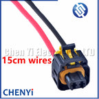 1 Set 2 Pin female Automobile Waterproof Housing Wire Cable Connector Fuel injector plug HP6 For MTA