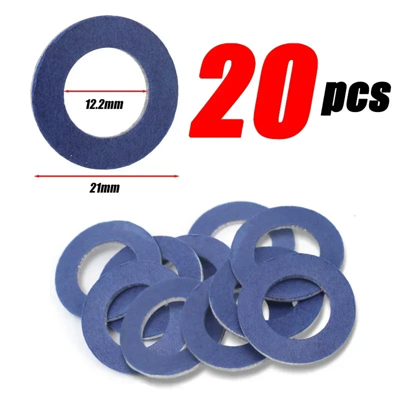 Oil Pan Gaskets Nut Seal Ring Alumium for Toyota Lexus Engine Oil Drain Plug Seal Washer 90430-12031 Cars Parts Auto Accessories