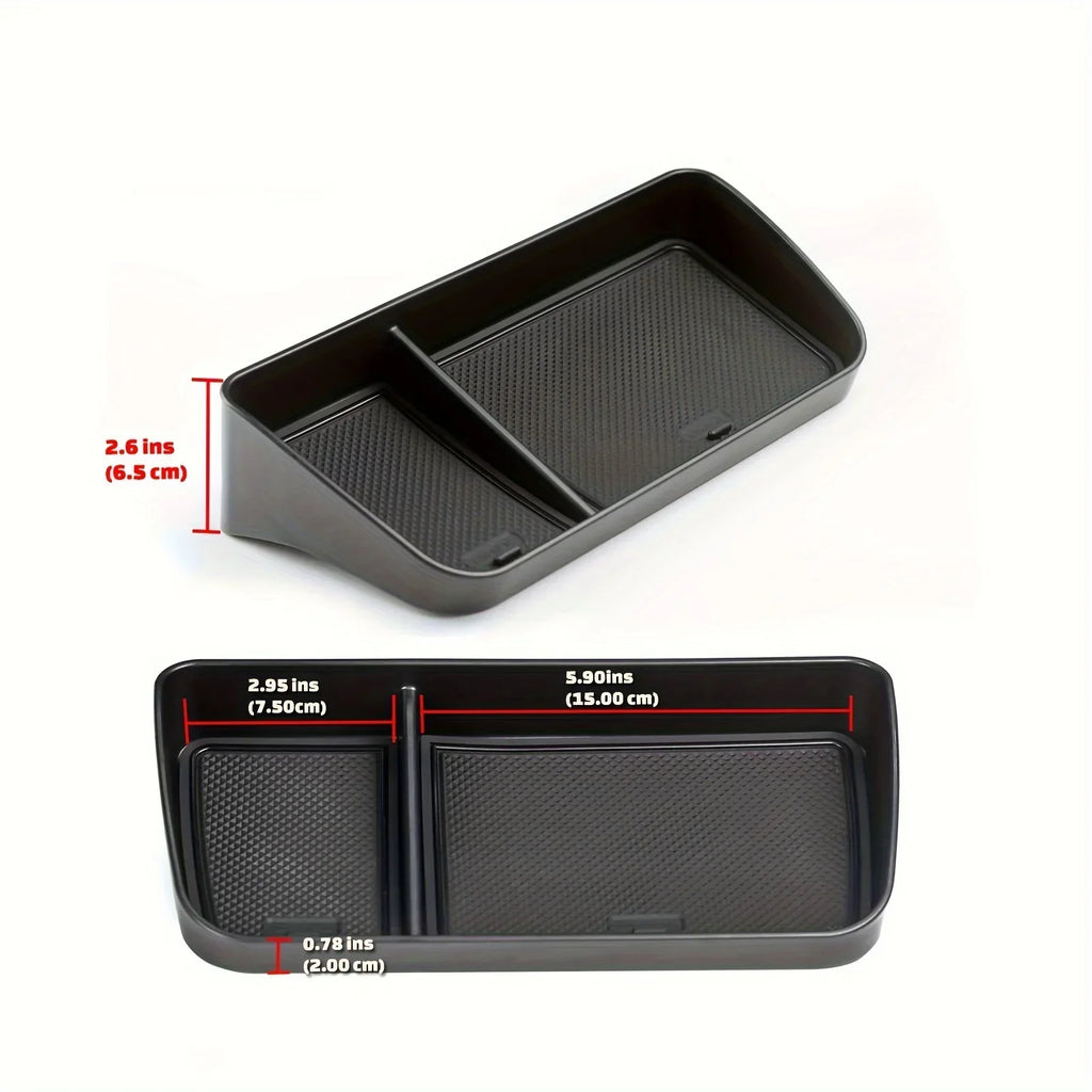 Car Dashboard Tray Box Center Console Display Storage Box Hidden Tray Behind Screen Organizer Sundries Tray Accessories Amagi