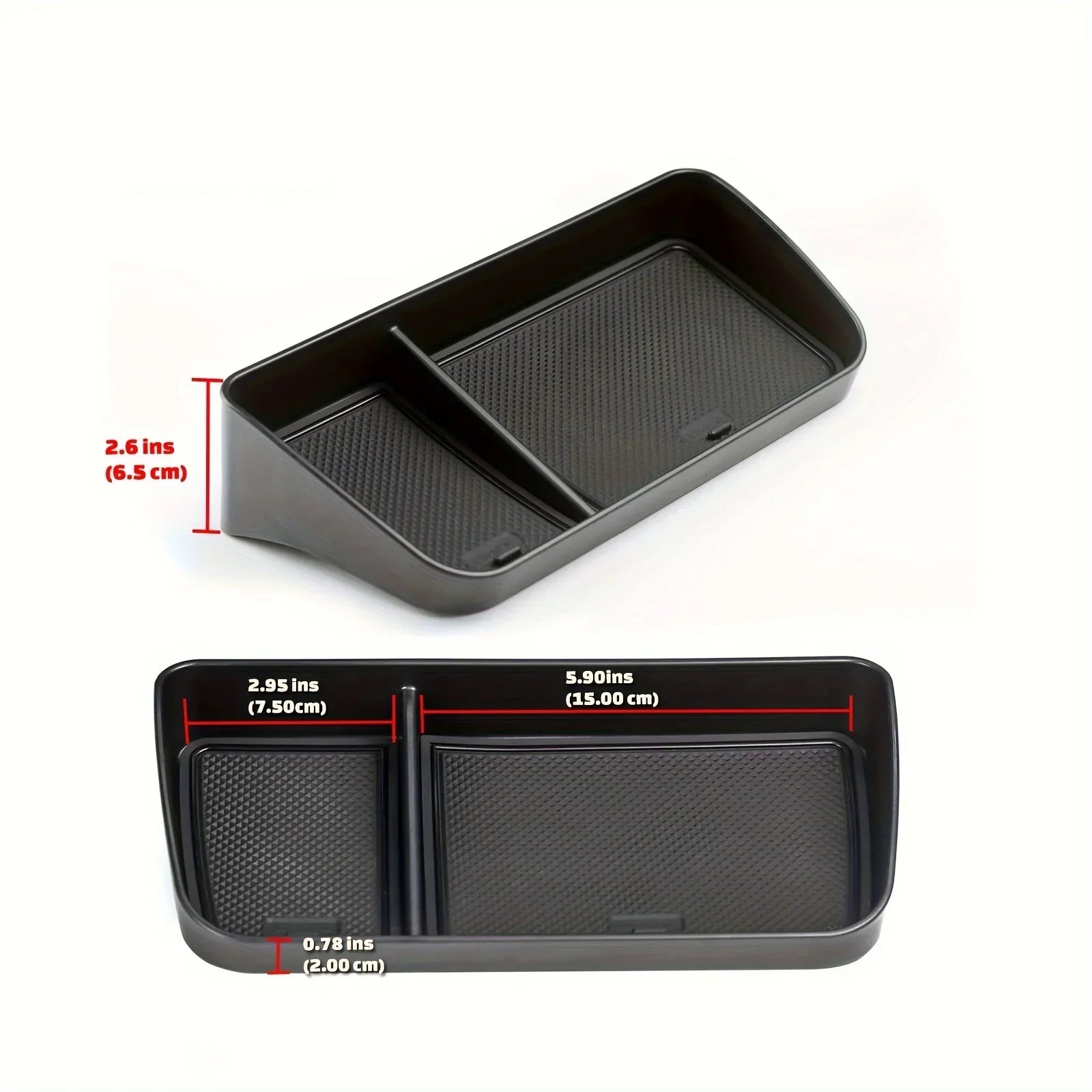 Car Dashboard Tray Box Center Console Display Storage Box Hidden Tray Behind Screen Organizer Sundries Tray Accessories Amagi