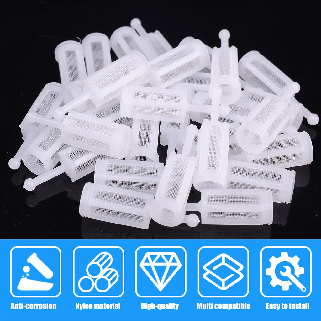 Nylon Fine Mesh Filter for Car Paint Spray Gun Replaceable Part Prevent Clogging Paint Feed Sprayer for Auto Styling Graffiti
