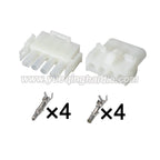 4-Pin Connector Unsealed 2.1mm Male Female Connector Automotive Wire Harness Terminals Cable Socket 5084-1040 1-480703-0