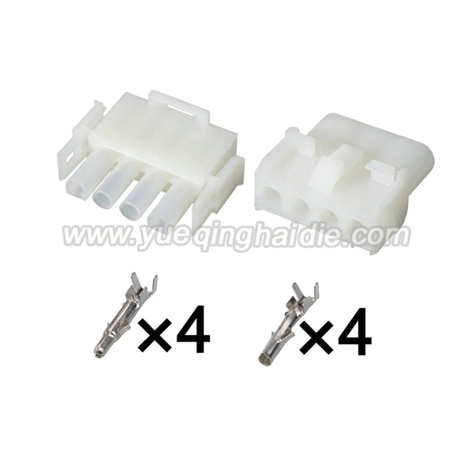 4-Pin Connector Unsealed 2.1mm Male Female Connector Automotive Wire Harness Terminals Cable Socket 5084-1040 1-480703-0