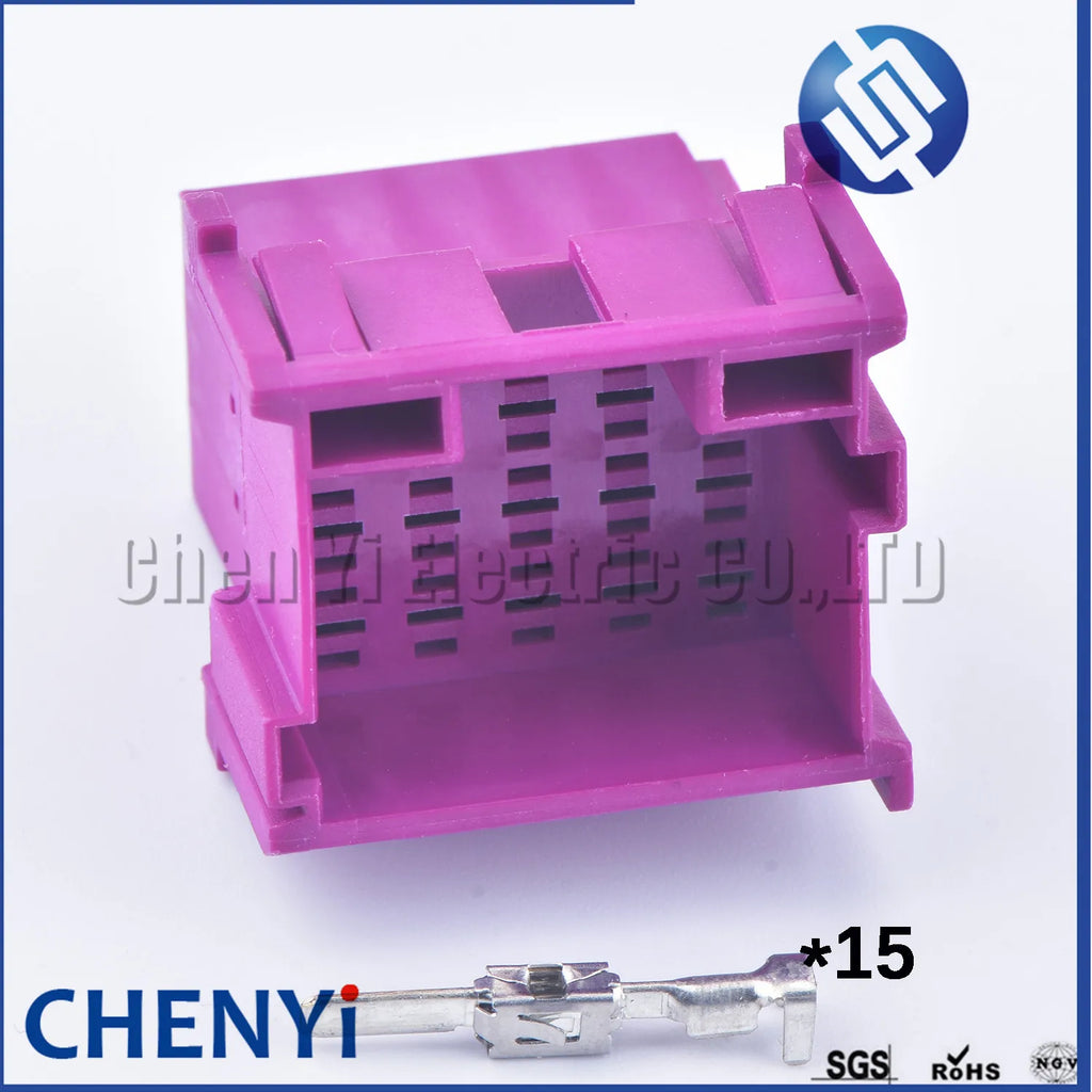 15 Pin male or female Automobile power amplifier Connector Automotive Audio Amplifier Plug Socket 1-967628 8-968973-1