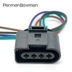 1 Set 4 Pin Auto Engine Ignition Coil Waterproof Electrical Cable Connectors Female Wire Harness Plug 8K0973724
