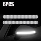 Car Rearview Mirror Reflector Stickers Universal Warning Anti-collision Reflective Strips Auto Exterior Accessories Reflex Tape