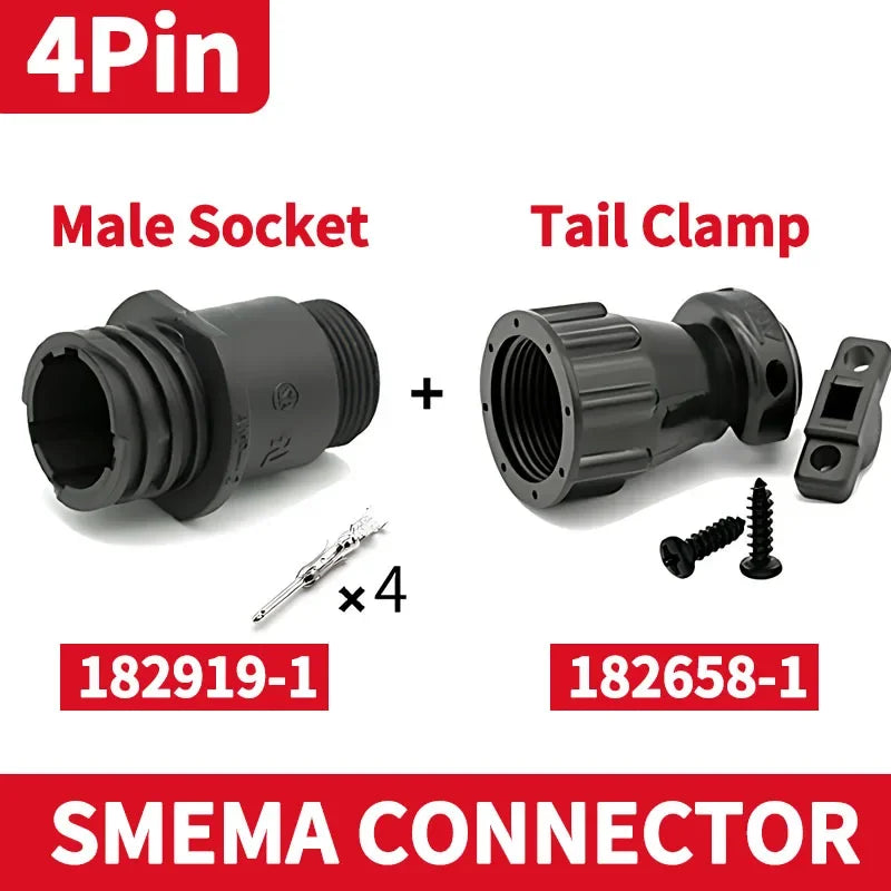 4/9/14 Pin AMP/TE Type CPC Connector, 182919-1 206153-1 182647-1, Circular Plug with Pins for SMEMA & Auto Sensor