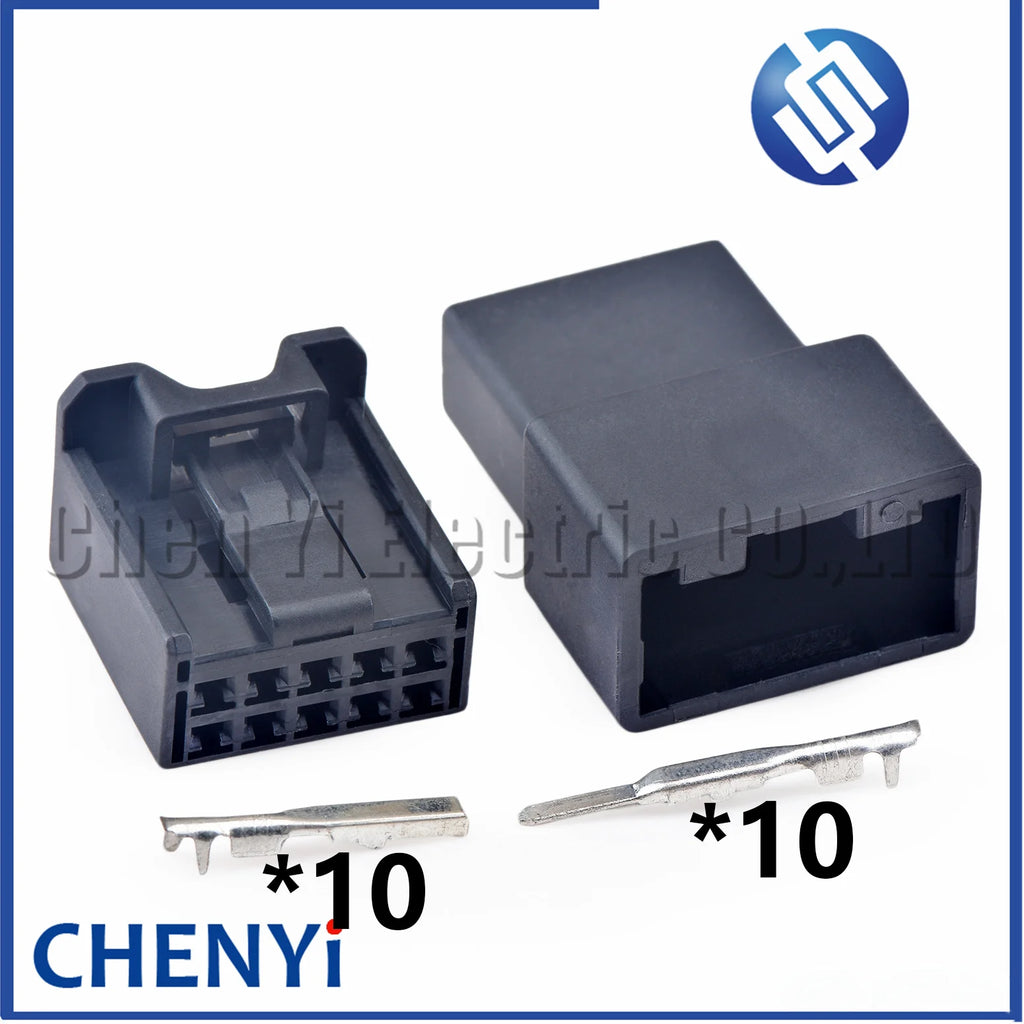10 Pin Automobile Connector Car CD player host horn microphone plug 90980-12C39 7289-7613-30 For Toyota Corolla Sienna Camry