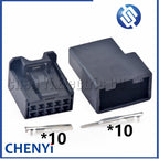 10 Pin Automobile Connector Car CD player host horn microphone plug 90980-12C39 7289-7613-30 For Toyota Corolla Sienna Camry
