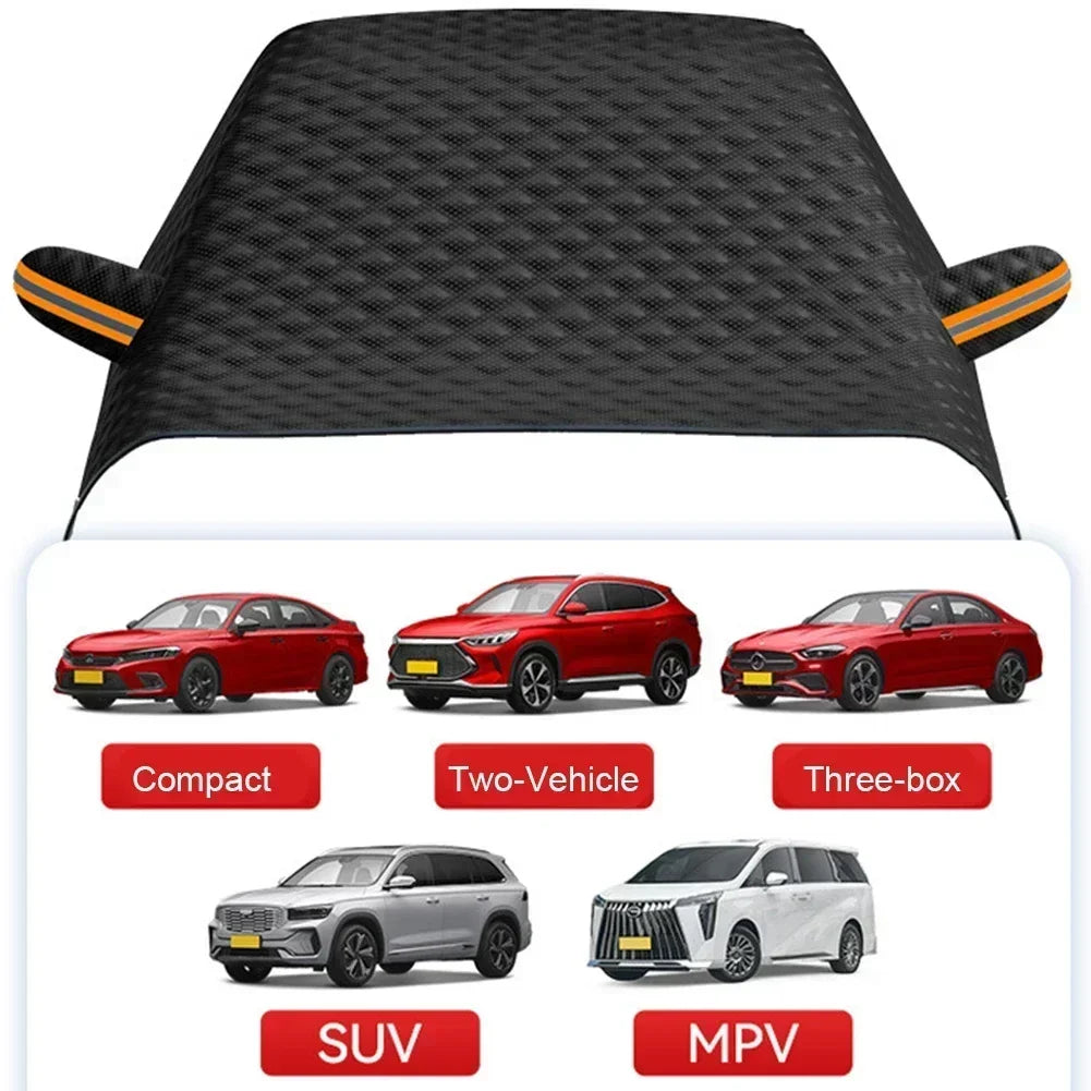 Car Windshield Snow Cover, Frost-Proof & Anti-Freezing Windshield Cover for Winter, Car Window Cover, Winter Car Cover Amagi