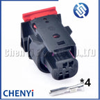 4 Pin Auto waterproof connector car door handle electric induction handle plug 3C0973704 3C0 973 704 1718109-1