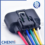 1 Pcs 6 Pin Automotive waterproof connector wire Harness plug 1.2 female LED driver headlight plug 6188-0658 6189-1012 For Honda