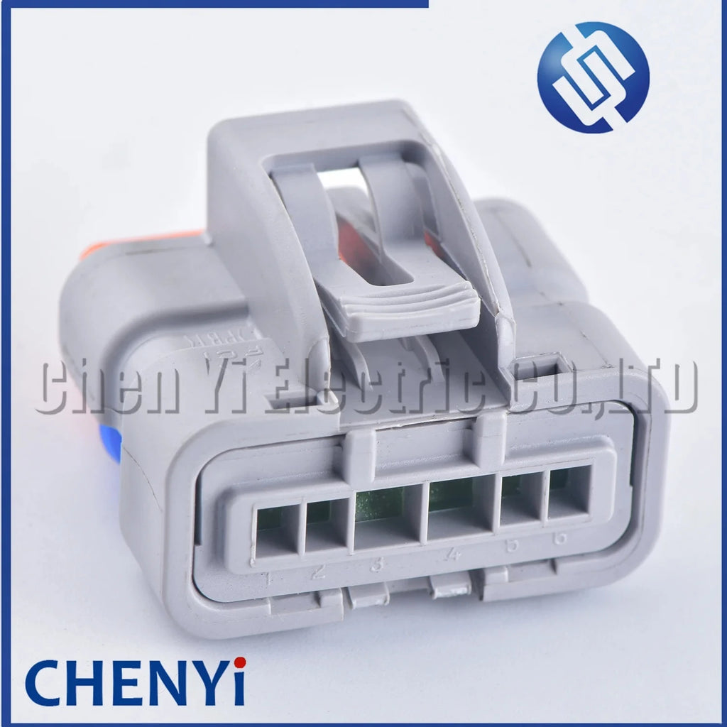 6 Pin 2B+4S Composite female automotive waterproof connector Throttle oil pump plug For Peugeot Citroen C4 C6
